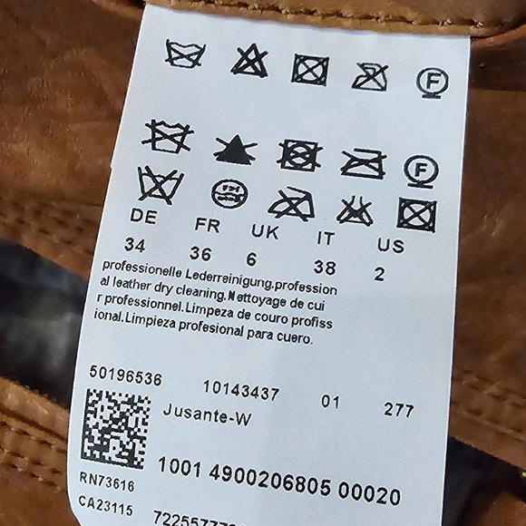 HUGO BOSS Orange Leather Jacket - Picture 6 of 8